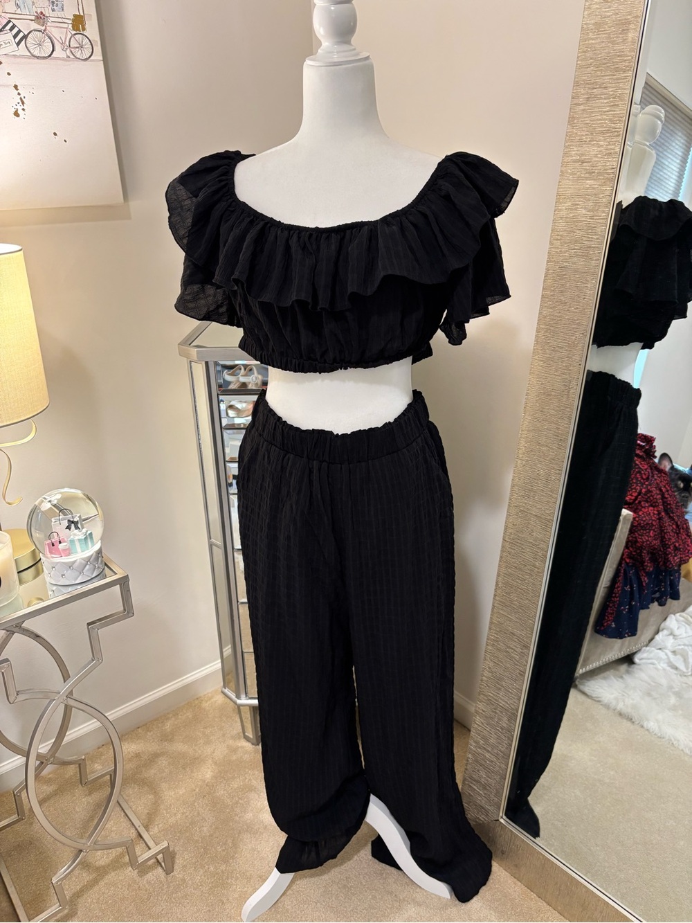 Black two piece set